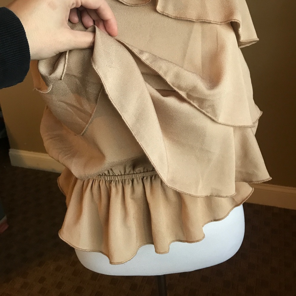 Beige Polyester Top - image 3